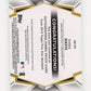 2019 Topps Five Star Khris Davis #AJP-KD Five Star Autographed Jumbo Patch Gold #/10 Oakland Athletics