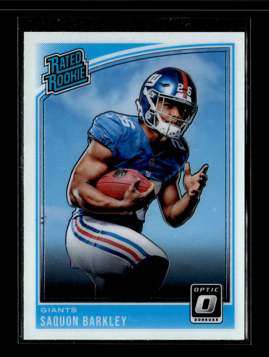 2018 Donruss Optic Saquon Barkley #156 New York Giants