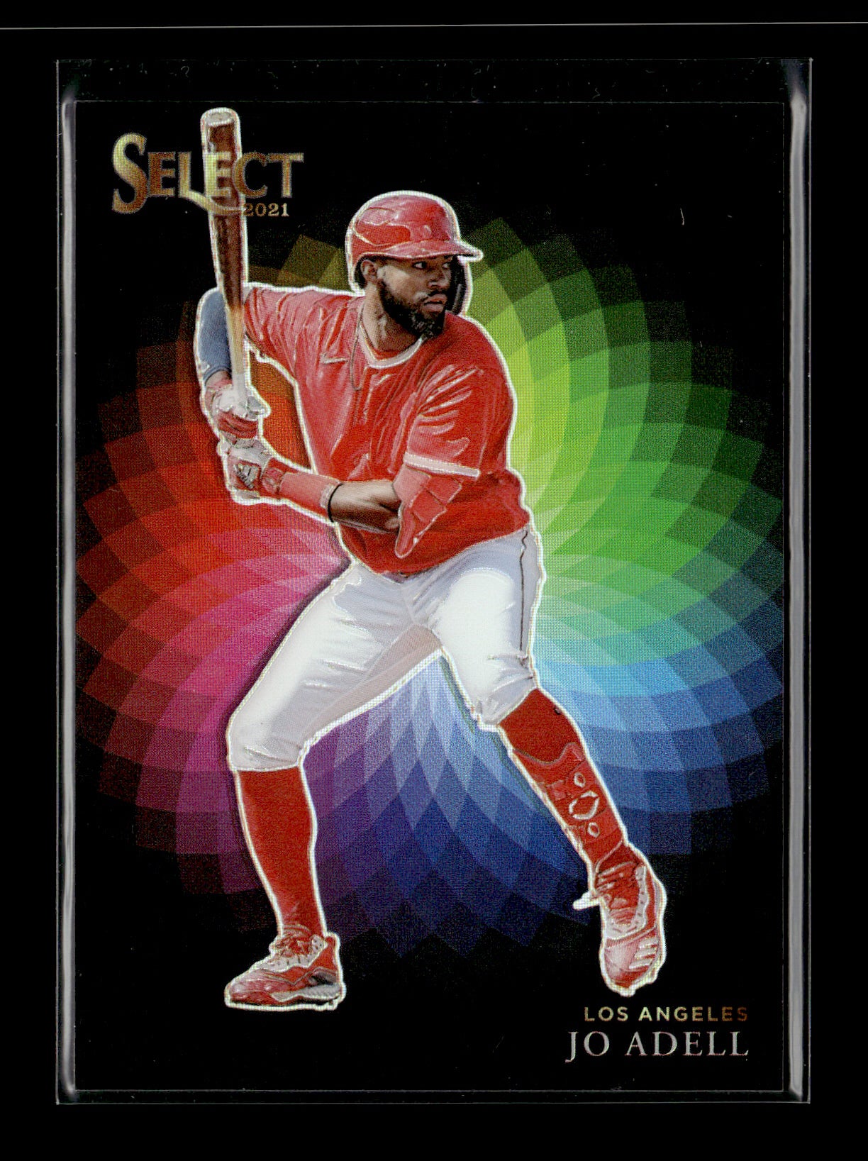2021 Panini Select Jo Adell #CW-7 Color Wheel Los Angeles Angels