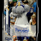 2020 Topps Opening Day Raymond #MA-R Mascot Autographs Tampa Bay Rays