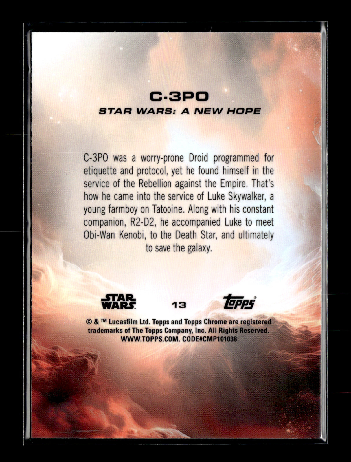 1996 SkyBox Star Wars Stickers C-3 #2