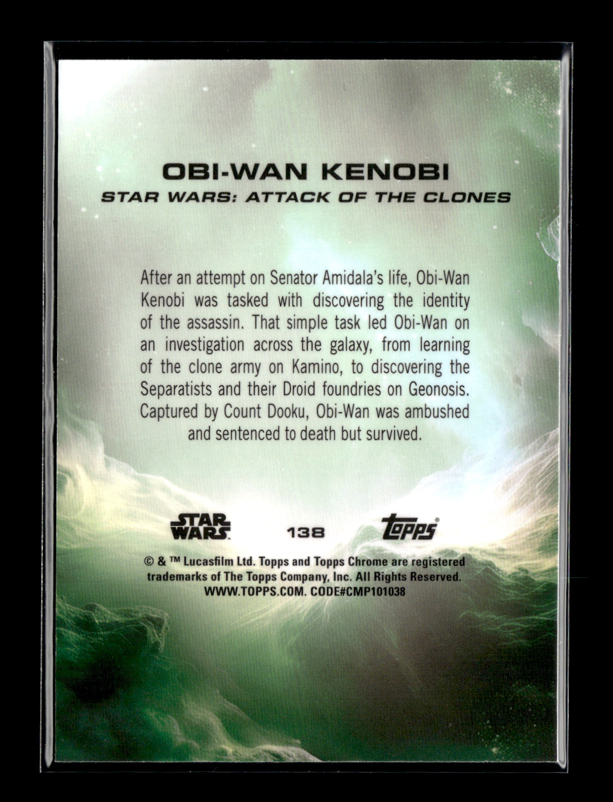 2025 Topps Chrome Star Wars Obi-Wan Kenobi #138