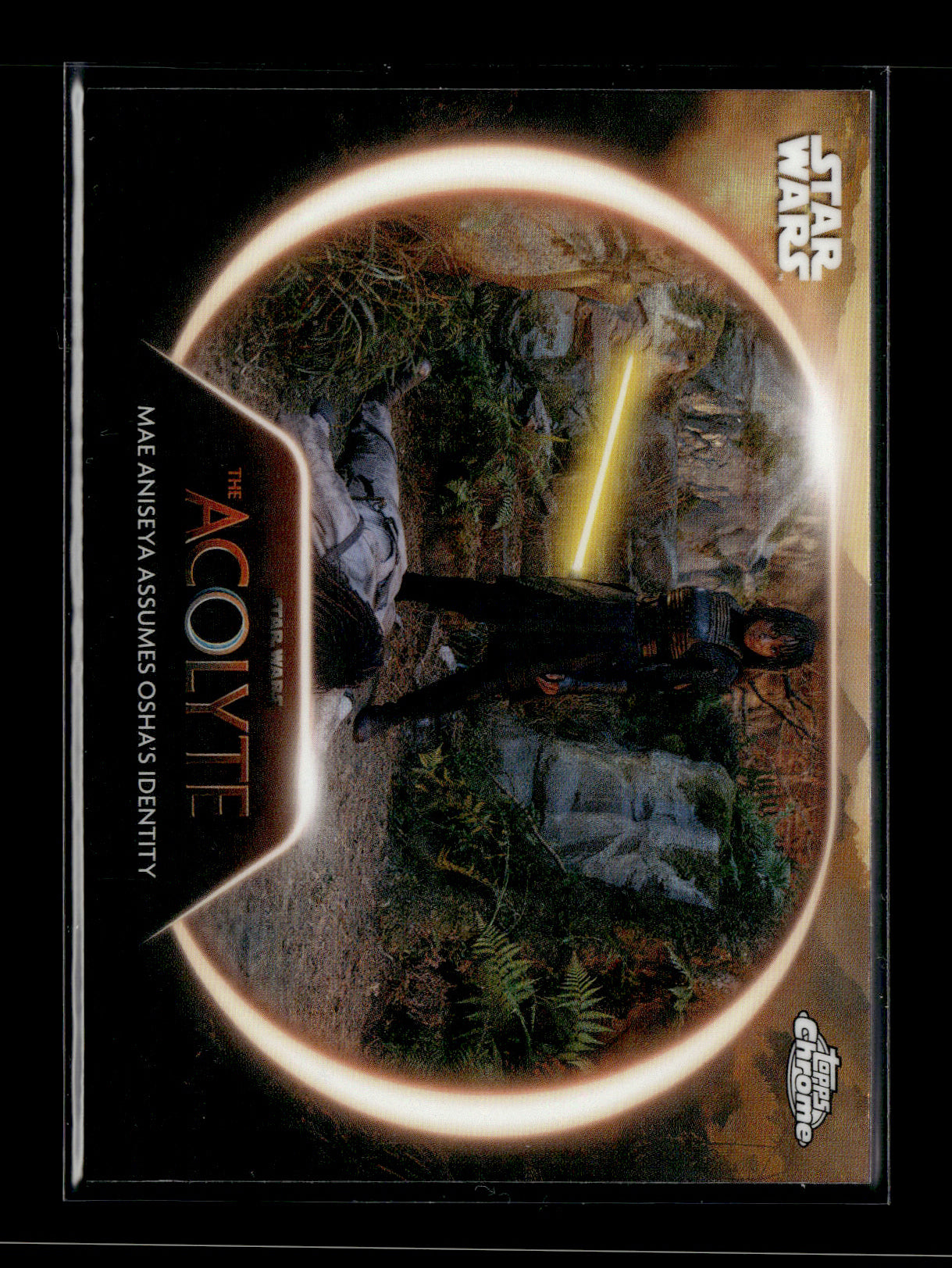 2025 Topps Chrome Star Wars Mae Aniseya Assumes Osha’s Identity #AC-13 Acolyte