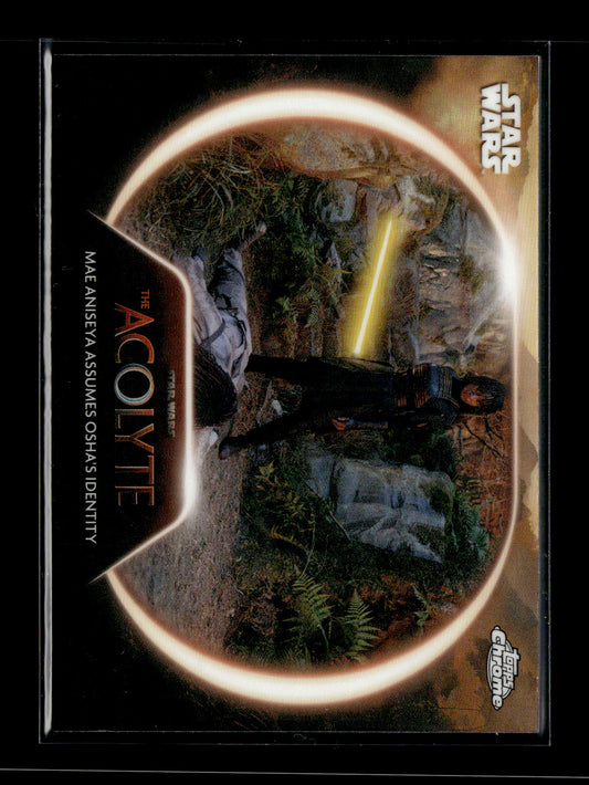 2025 Topps Chrome Star Wars Mae Aniseya Assumes Osha’s Identity #AC-13 Acolyte