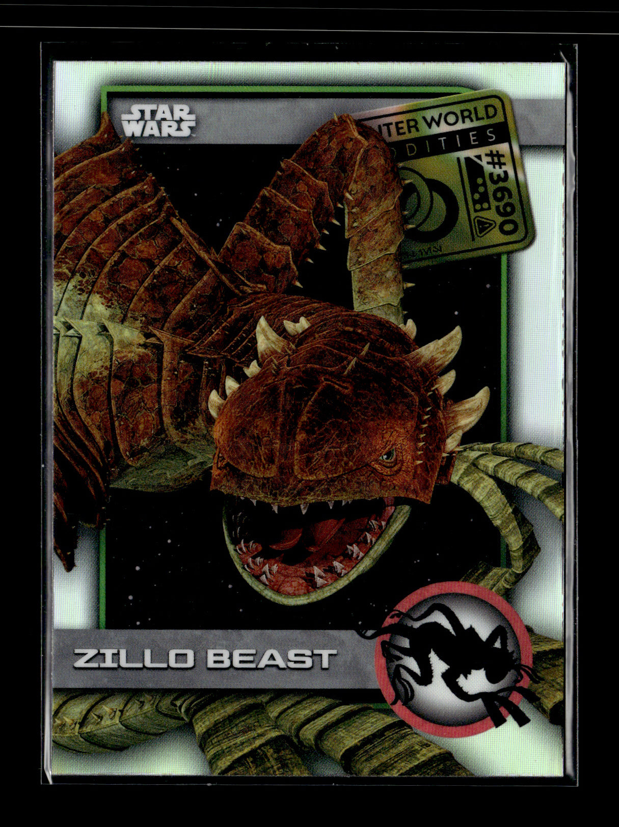2025 Topps Chrome Star Wars Zillo Beast #UO-25 Outer World Oddities