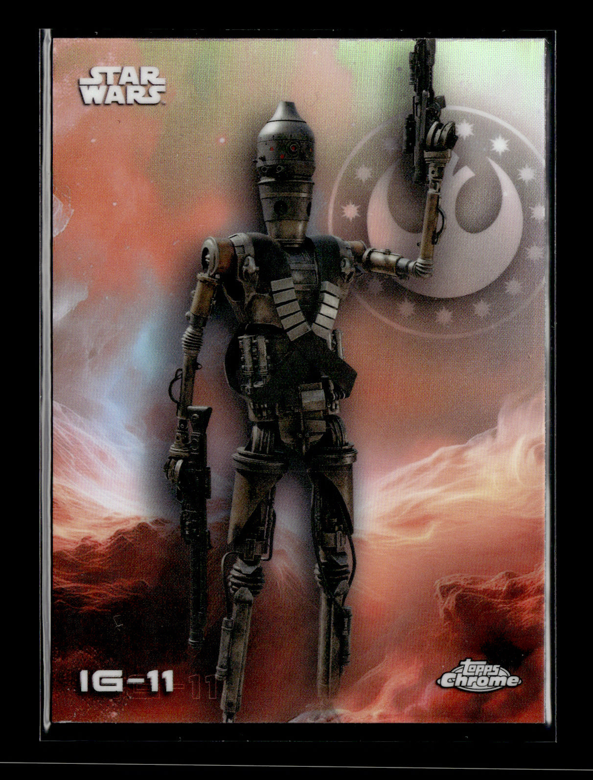 2025 Topps Chrome Star Wars IG-11 #60 Prism Refractor