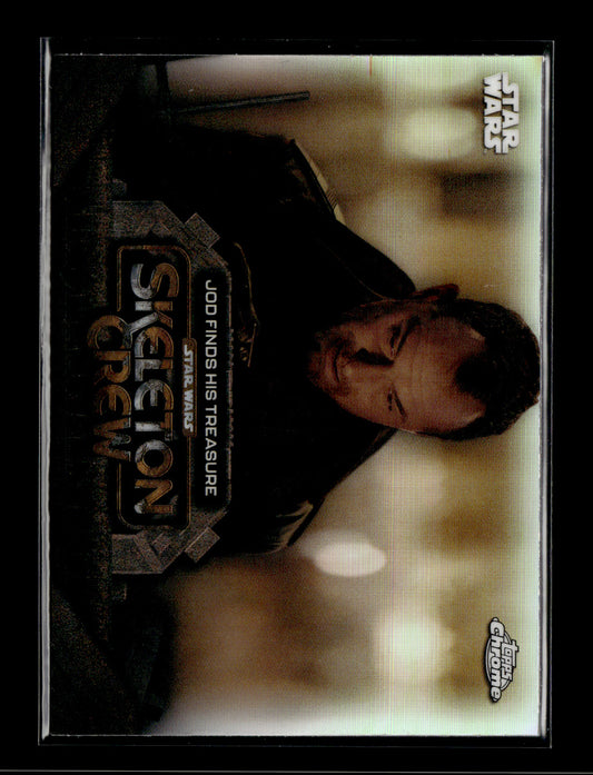 2025 Topps Chrome Star Wars Jod Finds His Treasure #SC-22 Skeleton Crew