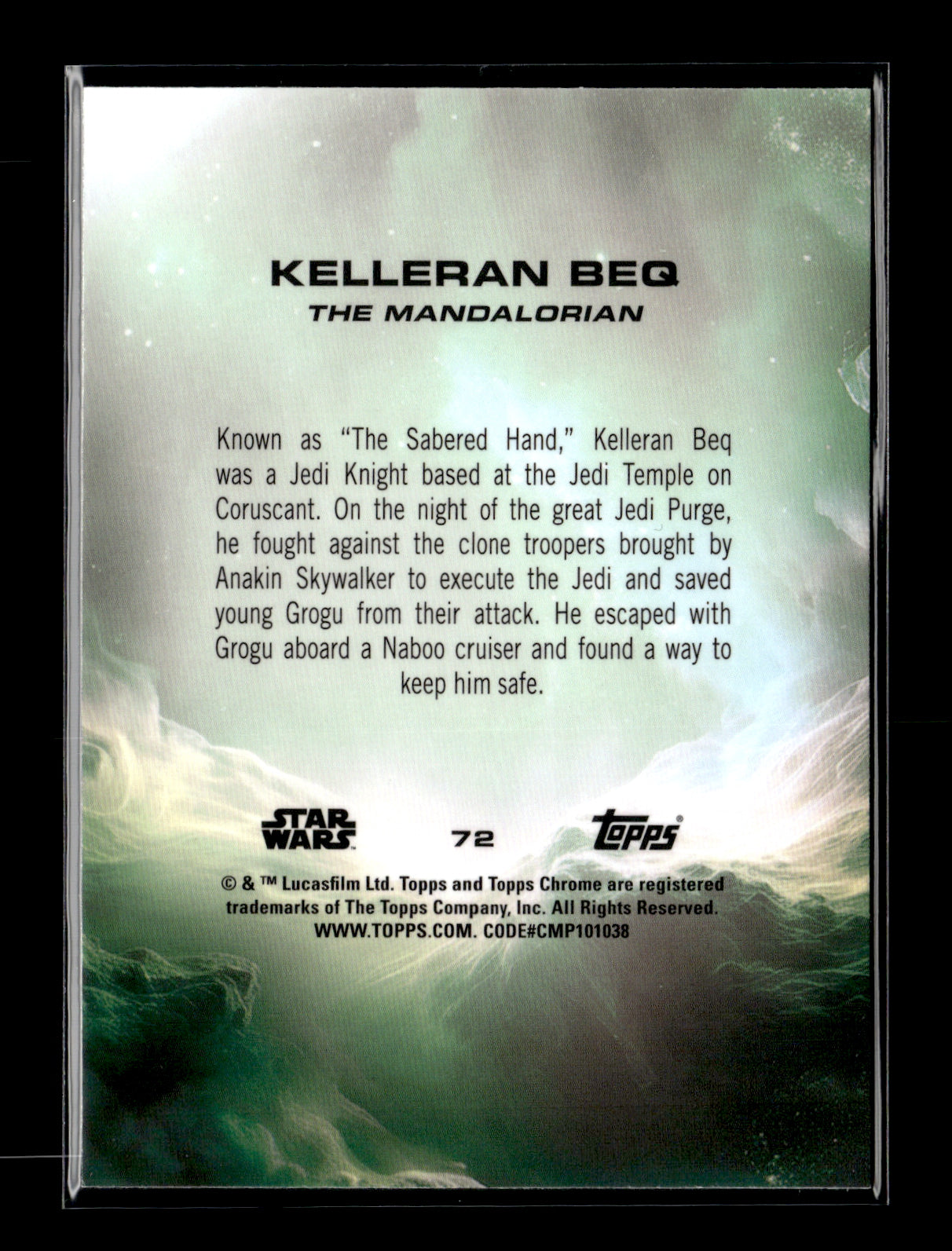 2024 Topps Chrome Star Wars Kelleran Beq #GG-9 Galactic Gear