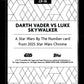 2025 Topps Chrome Star Wars Darth Vader vs Luke Skywalker #CP-19 Star Wars By the Number