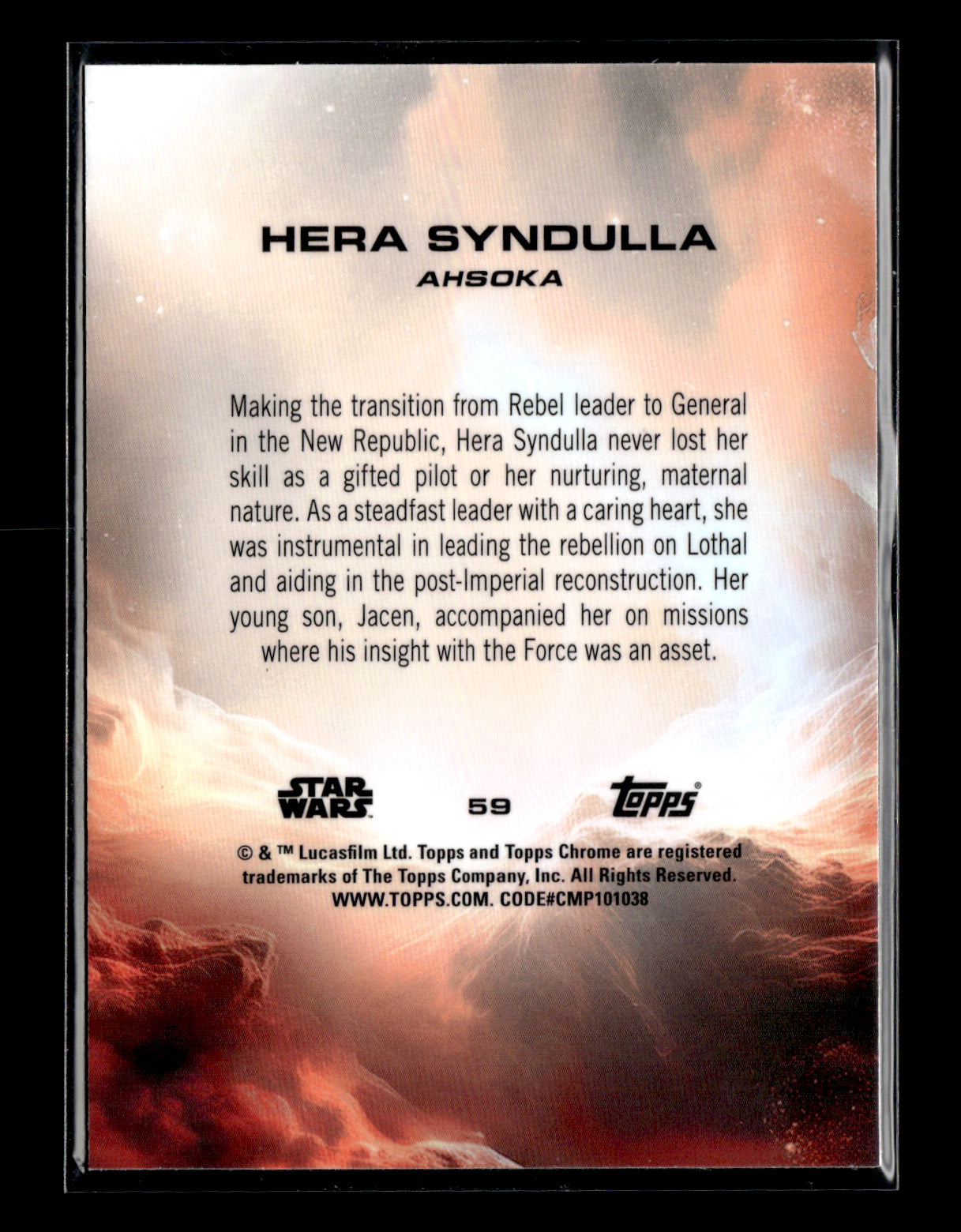 2025 Topps Chrome Star Wars Hera Syndulla #59