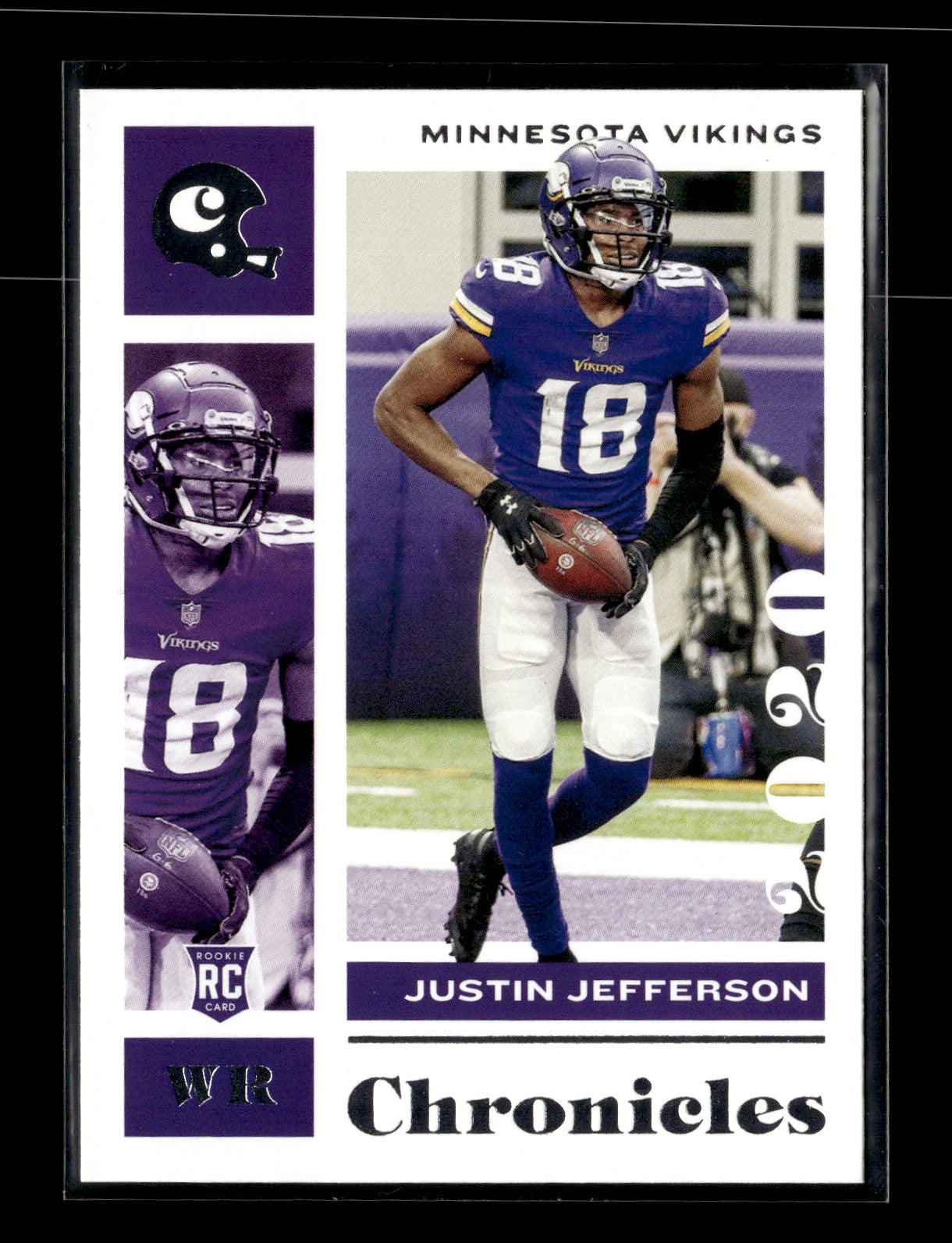 2020 Panini Chronicles Justin Jefferson #62 Minnesota Vikings