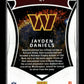 2024 Panini Certified Jayden Daniels #4 Certified Rookies Washington Commanders