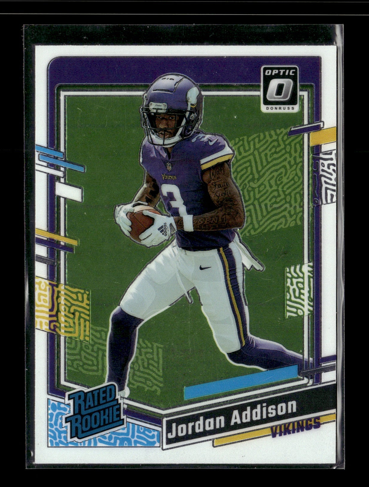 2023 Donruss Optic Jordan Addison #271 Minnesota Vikings