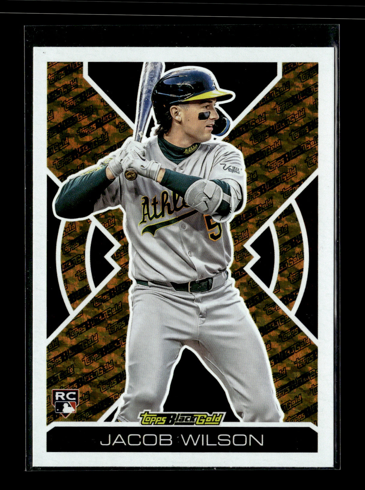 2025 Topps Update Jacob Wilson #BG-25 Topps Black Gold Athletics
