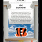 2025 Panini Certified Joe Burrow #FFO-JBW Franchise Foundations Cincinnati Bengals