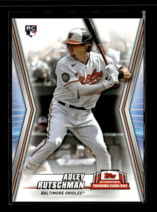 2023 Topps International Trading Card Day Adley Rutschman #GP-1 Gift with Purchase Baltimore Orioles