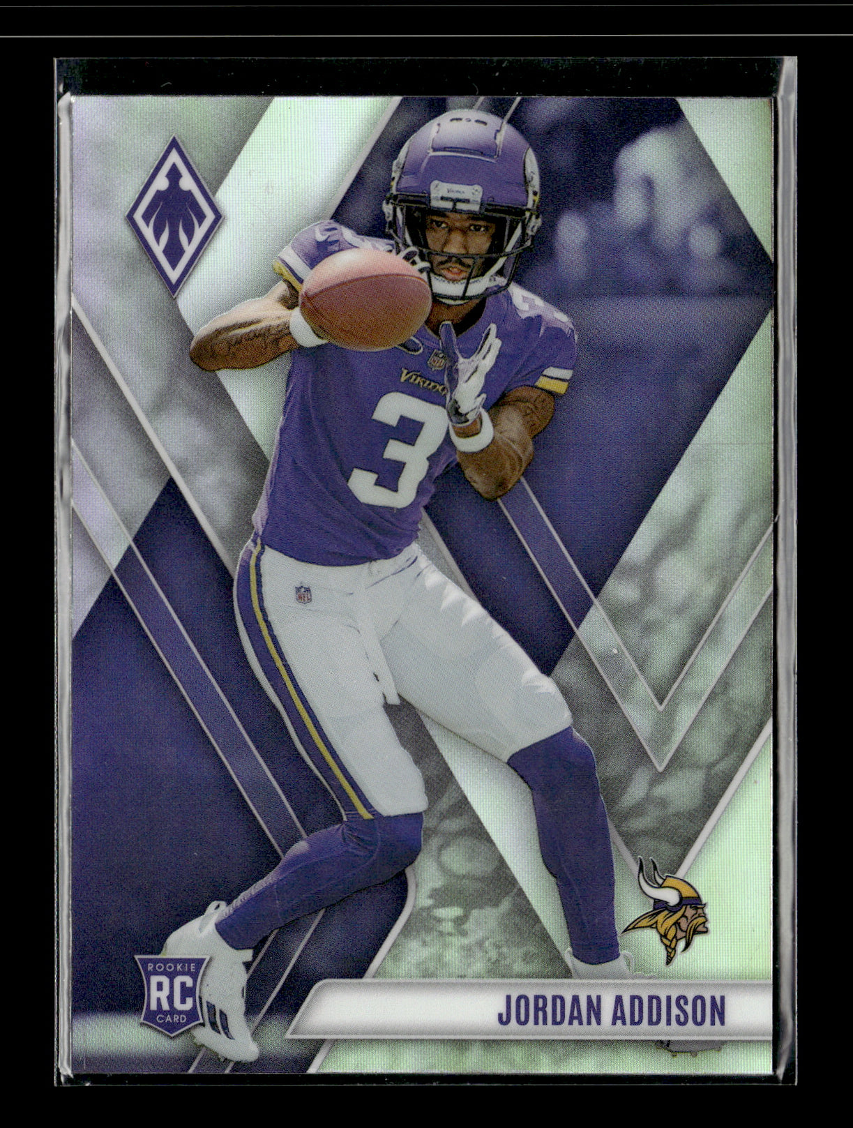 2023 Panini Phoenix Jordan Addison #109 Minnesota Vikings