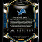 2020 Panini Select D'Andre Swift #51 Purple Prizm Die Cut Detroit Lions