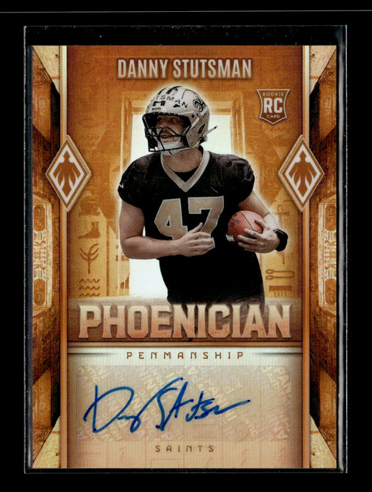 2025 Panini Phoenix Danny Stutsman #PHP-DSN Phoenician Penmanship New Orleans Saints