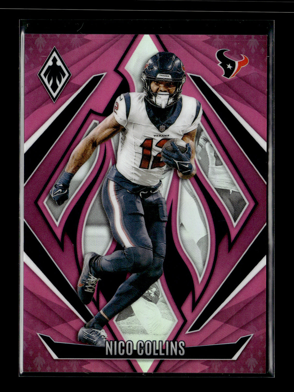 2024 Panini Phoenix Nico Collins #115 Pink #/40 Houston Texans