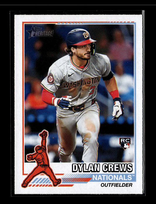 2025 Topps Heritage Dylan Crews #76R-12 1976 Redefined Washington Nationals