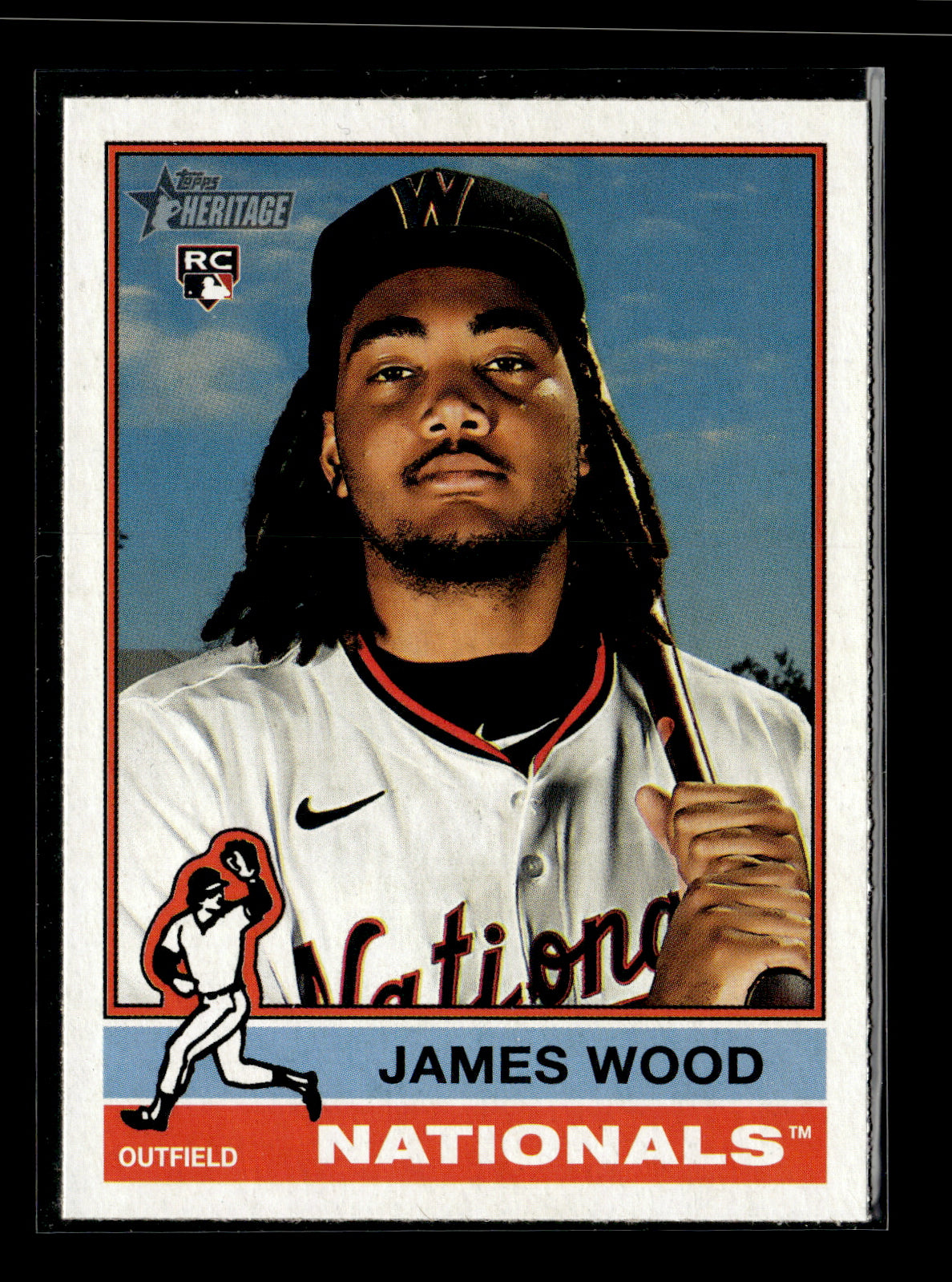 2025 Topps Heritage James Wood #231 Washington Nationals