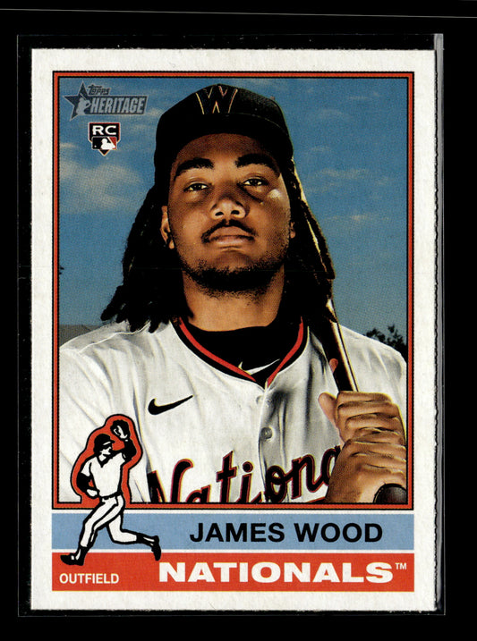 2025 Topps Heritage James Wood #231 Washington Nationals