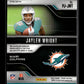 2024 Panini Prizm Jaylen Wright #PJ-JWT Premier Jerseys Neon Green Pulsar Miami Dolphins