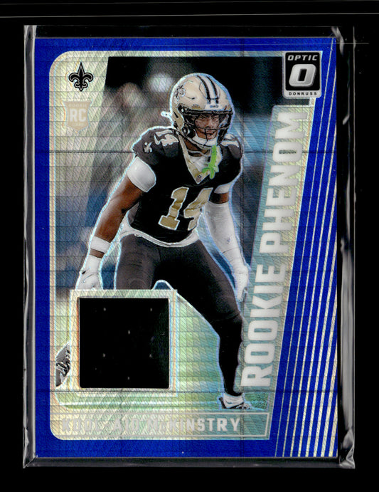 2024 Donruss Optic Kool-Aid McKinstry #RPB-KMY Rookie Phenoms Blue Hyper New Orleans Saints
