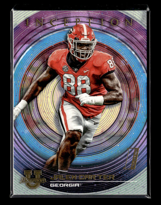 2022-23 Bowman University Inception Jalen Carter #27 Georgia Bulldogs