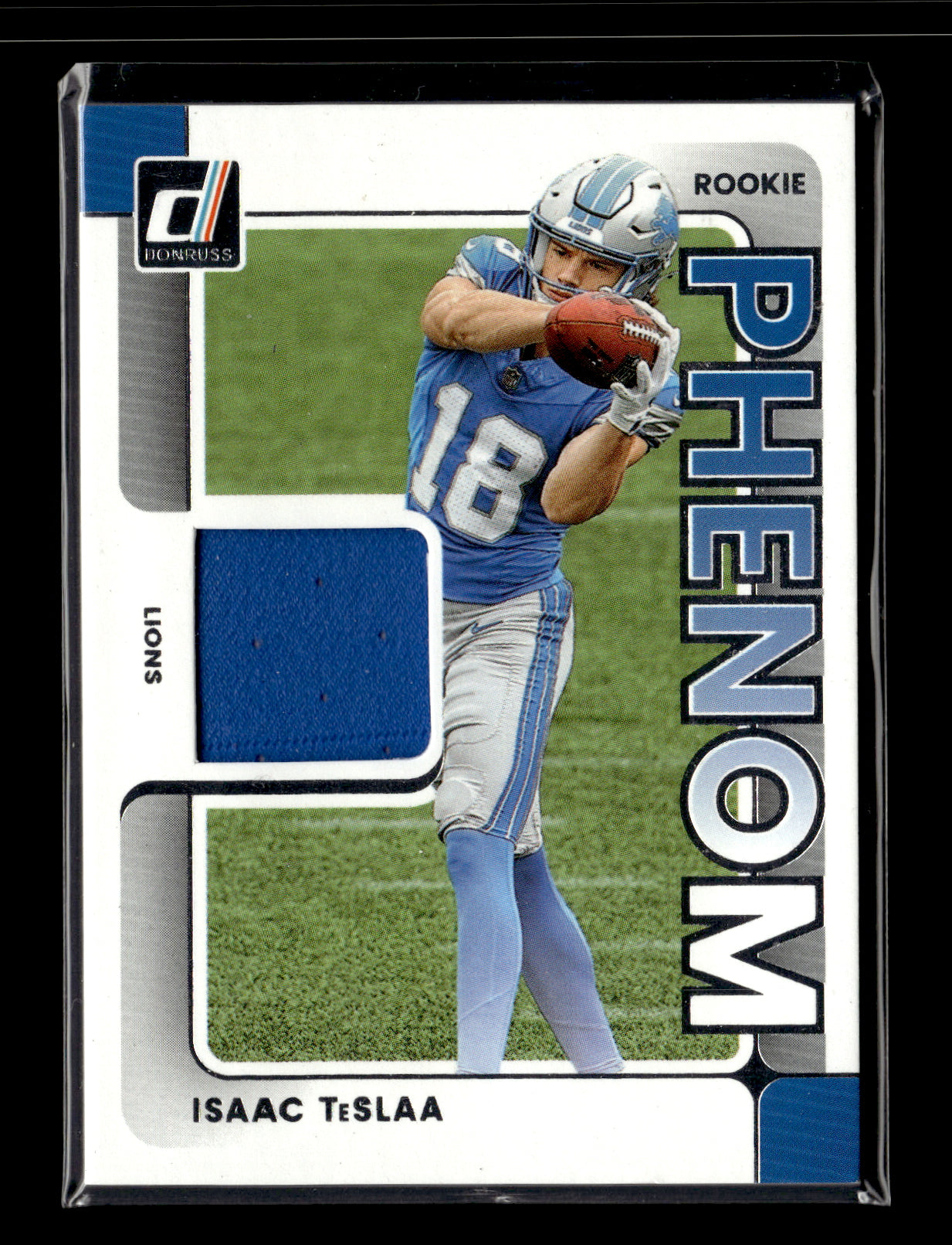 2025 Donruss Isaac TeSlaa #RPJ-ITA Rookie Phenom Jerseys Detroit Lions