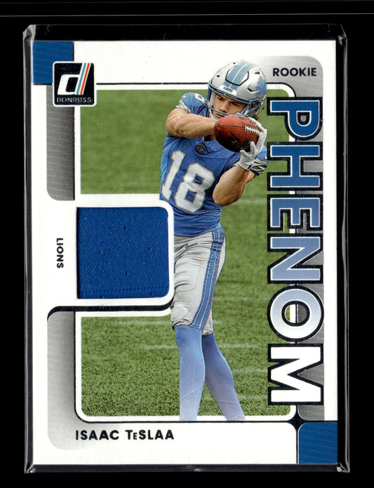 2025 Donruss Isaac TeSlaa #RPJ-ITA Rookie Phenom Jerseys Detroit Lions