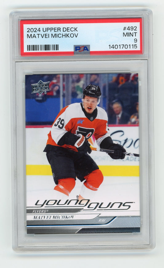 2024-25 Upper Deck Matvei Michkov #492 Philadelphia Flyers