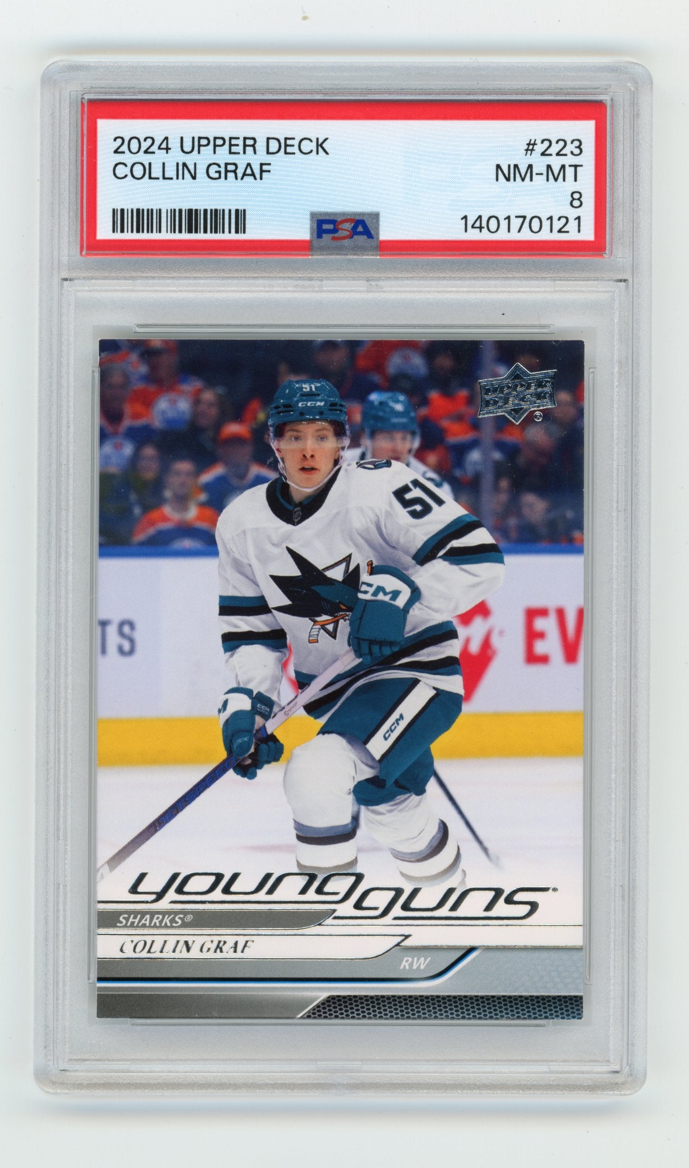 2024-25 Upper Deck Collin Graf #223 San Jose Sharks
