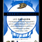 2023-24 SP Leo Carlsson #115 Blue Anaheim Ducks