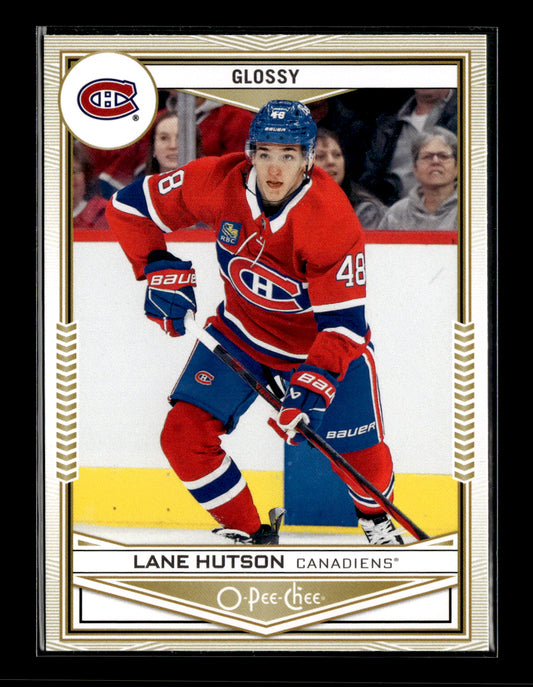 2024-25 Upper Deck Lane Hutson #OPC-50 O-Pee-Chee Glossy Montreal Canadiens