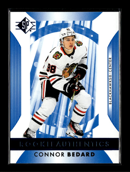 2023-24 SP Connor Bedard #101 Blue Chicago Blackhawks