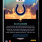 2025 Panini Rookies & Stars Riley Leonard #27 Airborne Red Plaid Indianapolis Colts