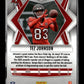 2025 Panini Phoenix Tez Johnson #166 Silver Prizm Tampa Bay Buccaneers