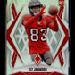 2025 Panini Phoenix Tez Johnson #166 Silver Prizm Tampa Bay Buccaneers