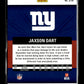 2025 Panini Revolution Jaxson Dart #219 New York Giants