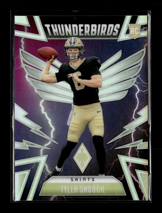 2025 Panini Phoenix Tyler Shough #37 Thunderbirds New Orleans Saints