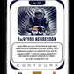 2025 Panini Phoenix TreVeyon Henderson #22 Contours New England Patriots