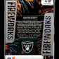 2025 Panini Prizm Ashton Jeanty #10 Fireworks Las Vegas Raiders