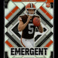 2025 Panini Prizm Dillon Gabriel #18 Emergent Cleveland Browns