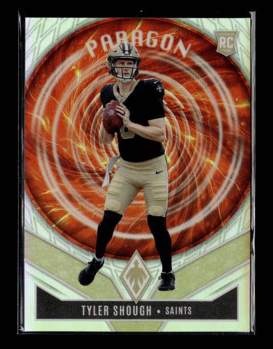 2025 Panini Phoenix Tyler Shough #6 Paragon New Orleans Saints