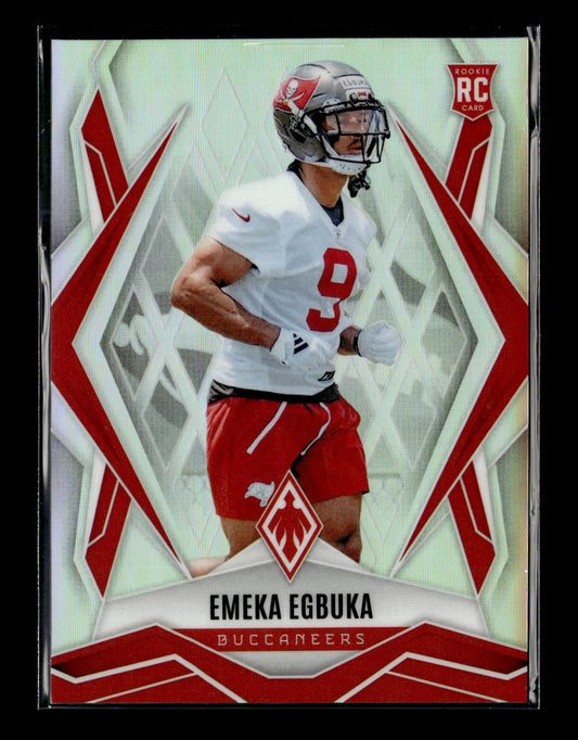 2025 Panini Phoenix Emeka Egbuka #225 Silver Prizm Tampa Bay Buccaneers