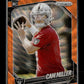 2025 Panini Prizm Cam Miller #362 Orange Wave #/65 Las Vegas Raiders