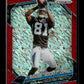 2025 Panini Prizm Raghib "Rocket" Ismail #86 Red Shimmer #/49 Carolina Panthers