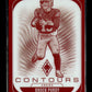 2025 Panini Phoenix Brock Purdy #28 Contours Red Prizm #/249 San Francisco 49ers